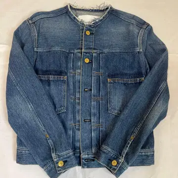 IENA 리메이크 턱 데님 자켓 38