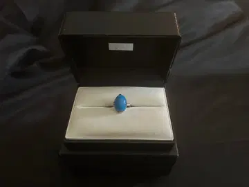 K14WG 터키석 앤티크 여성용 반지 / 터콰이즈