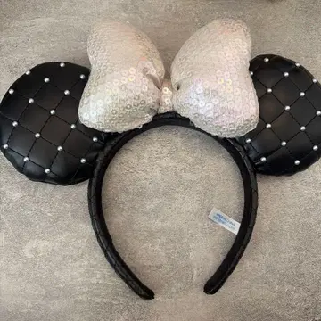 미니 머리띠 펄 스팽글