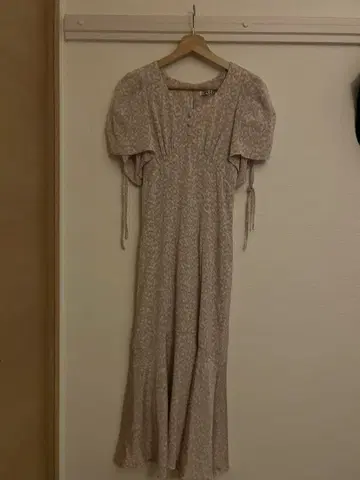 SNIDEL 플로럴 프린트 맥시 드레스