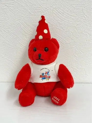 하드 록 카페 테디베어 레드 JAN 2005 뉴이어 한정판