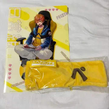 일상조 페인트 클리어 파일 헤어밴드