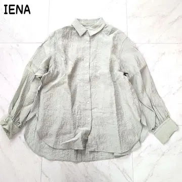 IENA 빈티지 와셔 오버 셔츠 민트 그린
