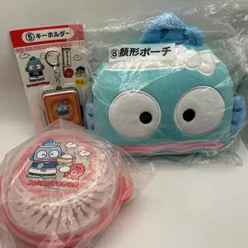 한교동 산리오 복권 얼굴형 파우치 키링 전자레인지 찜기