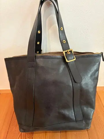 Damasquina 다마스키나 빈티지 가죽 토트백