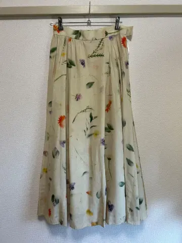 아키라나카 플로럴 프린트 플레어 스커트 AKIRANAKA