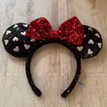 디즈니 하트 귀 머리띠 미니