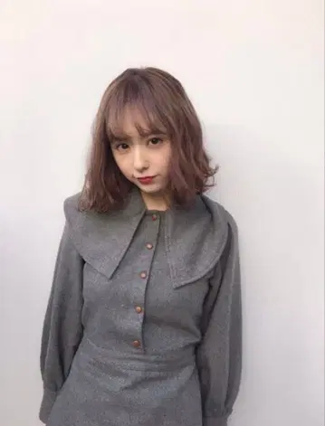 RUBY AND YOU 루비앤유 빅칼라 원피스 그레이 F