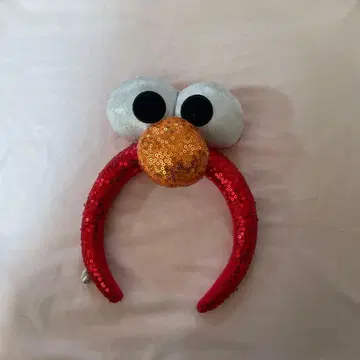 유니버셜 USJ 엘모 스팽글 머리띠