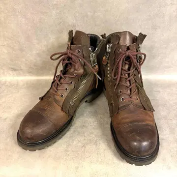 Hawkins 호킨스 더블 지퍼 부츠 천연 가죽