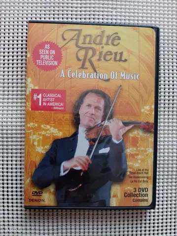 DVD 3장 세트 앙드레 료 에이 셀러브레이션 오브 뮤직