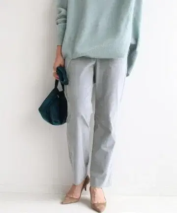 IENA 이에나 벨벳 스트레치 팬츠 38