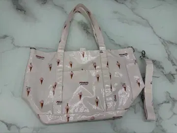 젤라피케 PEANUTS 아이스크림 프린트 마더백