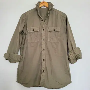 새상품급 IENA 이에나 카키 밀리터리 긴팔 셔츠 38 사이즈