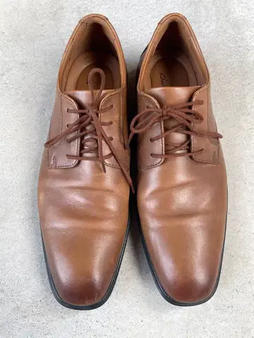 Clarks 클락스 비즈니스 슈즈 카멜 26.5cm