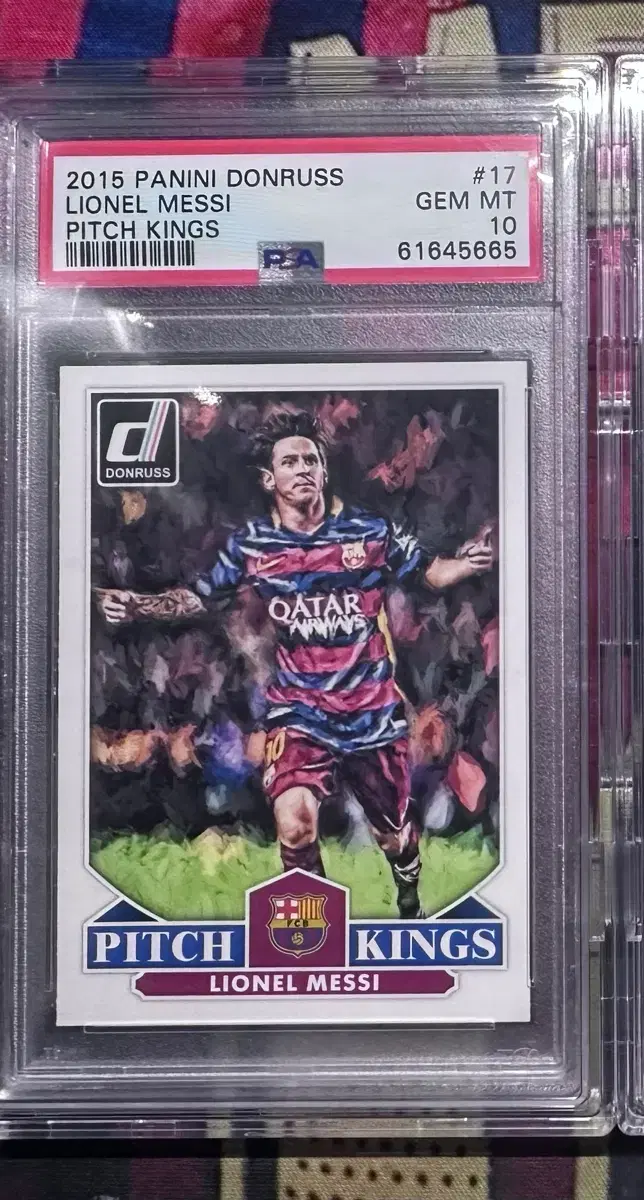 2015 Donruss 메시 PSA 10 축구 카드