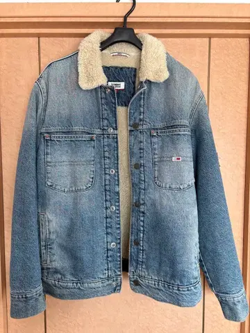 TOMMY JEANS 보아 옷깃 데님 자켓 S