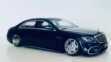 1/64 메르세데스 벤츠 S클래스 AMG 사양 미니카 로다운 개조