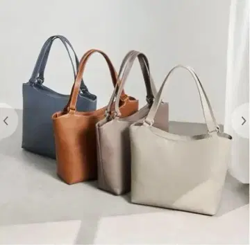 MOTHERHOUSE 유이 토트 카멜 가죽 가방 백