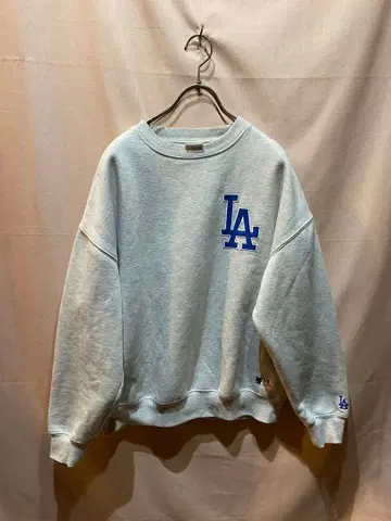 Dodgers 오버 사이즈 스웨트 셔츠 그레이 LA 다저스