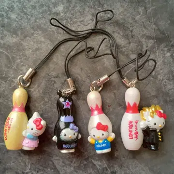 라운드원 헬로키티 4개 세트 헤이세이 레트로