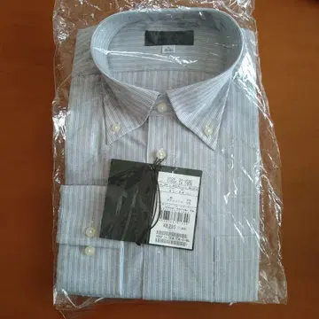 gotairiku 스트라이프 버튼 다운 긴팔 셔츠 L