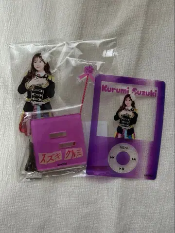 AKB48 가을 빅 스크래치 아크릴 스탠드 클리어 카드 스즈키 쿠루미