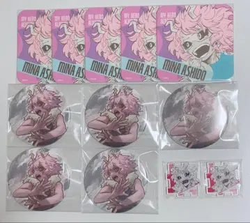 나의 히어로 아카데미아 히로아카 원화전 캔뱃지 아트 코스터 아시다 미나