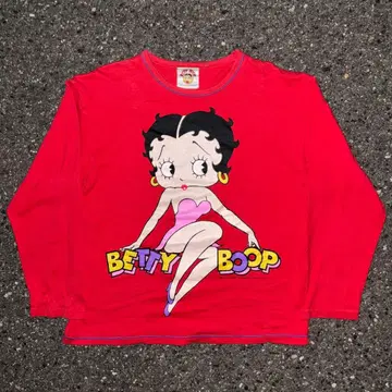 [ 공식 ] 90s 베티 부프 롱T 싱글 스티치 빅 프린트