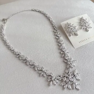 스텔라 브라이덜 큐빅 지르코니아 웨딩 주얼리 세트 (결혼식)