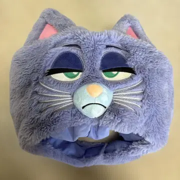 보라색 고양이 얼굴 머리띠 PETS2