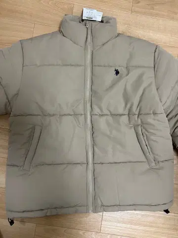 [ 미사용 새상품 ] 유에스폴로아순 패디드 자켓 아우터 베이지