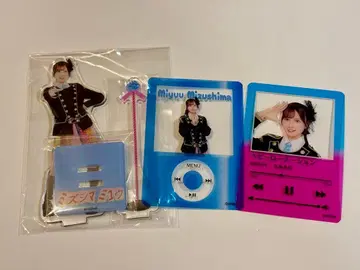 미즈시마 미유 AKB48 익명 배송 B상 아크릴 스탠드 C상 클리어 카드