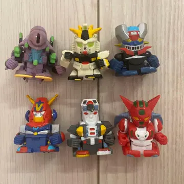 6점 묶음 판매 BANPRESTO제 슈퍼로봇 피규어 세트