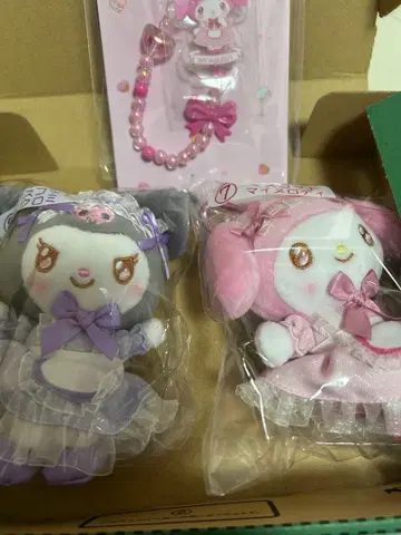 산리오 마이멜로디 쿠로미 마스코트 비즈 참