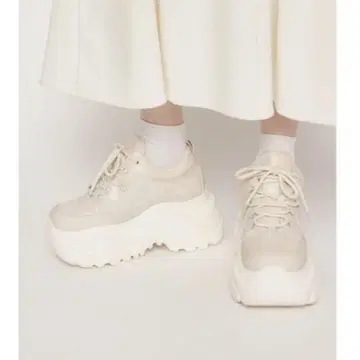 SLY 멀티 피스 테크 스니커즈/아이보리/23~23.5cm