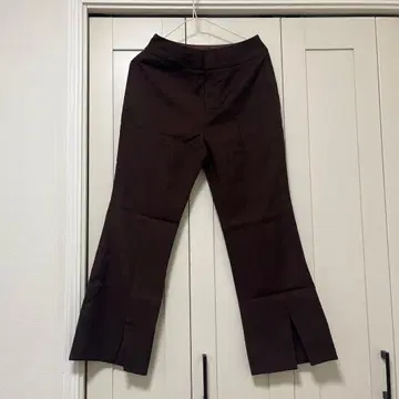 SLY 브라운 플레어 팬츠