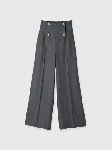 [새상품급] anuans 스프링 울 와이드 팬츠 GREY M