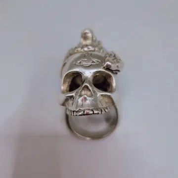 [ 단종 초레어 ] 비비안 웨스트우드 베니티 스컬 반지