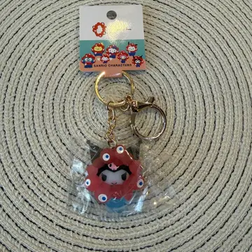 만박 산리오 미야쿠미야쿠 입체 마스코트 키링 클리어 쿠로미