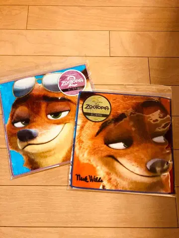 미개봉 새상품 도쿄 바나나 주토피아 닉 미니 타월 2개 세트