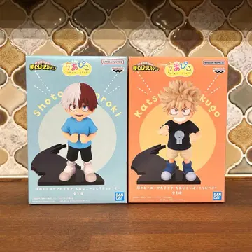히로아카 치아피코 토도로키 쇼토 바쿠고 카츠키 피규어 2체 세트 미개봉