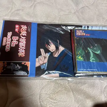 염염의 소방대 DMM 복권 신몬 베니마루 페이스 타월 미니 색지