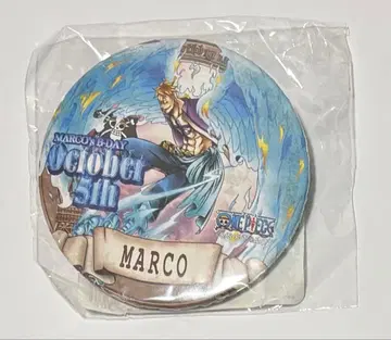 도쿄 원피스 타워 한정판 마르코 벌스데이 2017 캔뱃지