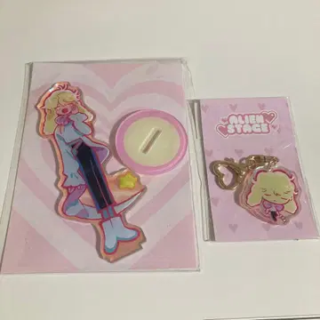 에이리언 스테이지 에이스테 루카 아크릴 스탠드 아크링 키링 토끼