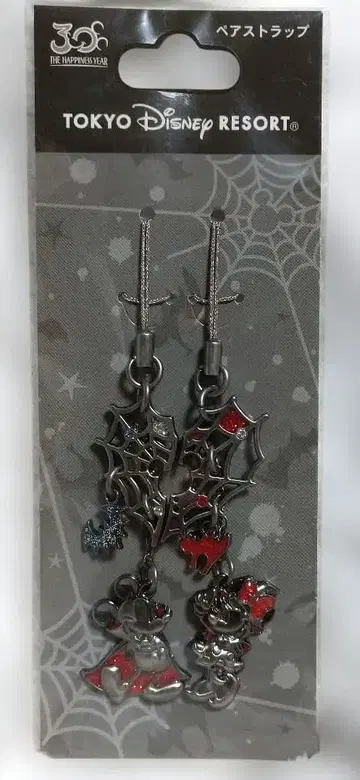 도쿄 디즈니 리조트 30주년 페어 스트랩 미키 미니 레어
