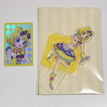 프리파라 한국 10주년 팝업 미레이 아크릴 스탠드 포토 카드