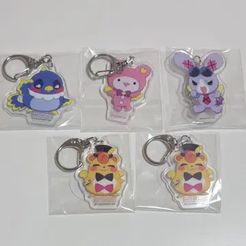 프리파라 한국 10주년 팝업 혜택 아크릴 키링 5개 세트