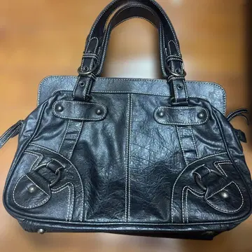 00s Leather design handbag Archive y2k