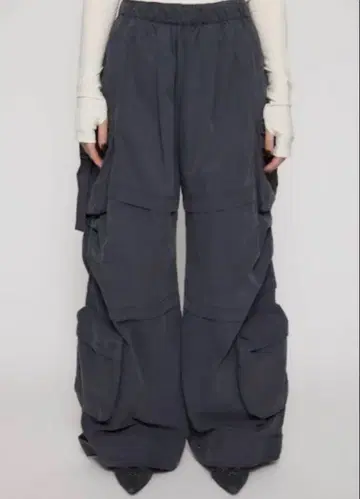[ 즉시 구매 ] LAGUAGEM seira 콜라보 카고 팬츠 그레이